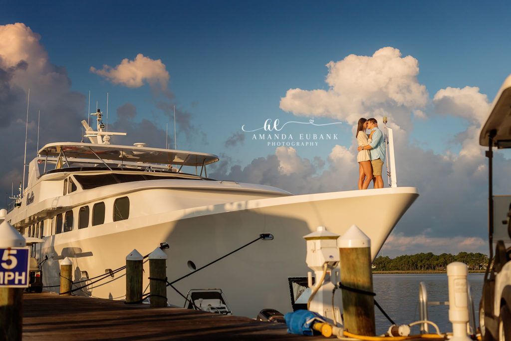 Sandestin Photographer — reflecting at fiery sunset