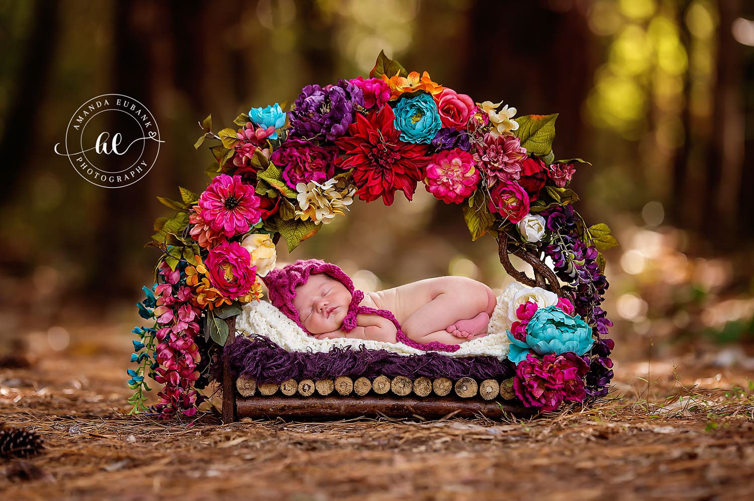 WATERCOLOR FLORIDA NEWBORN PHOTOGRAPHER