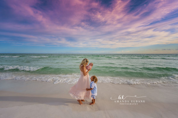 Santa Rosa Beach Newborn Photographer — Coastal Newborn Photography (Frame Highlight A) Santa Rosa Beach Newborn Photographer, gentle late-day light.
