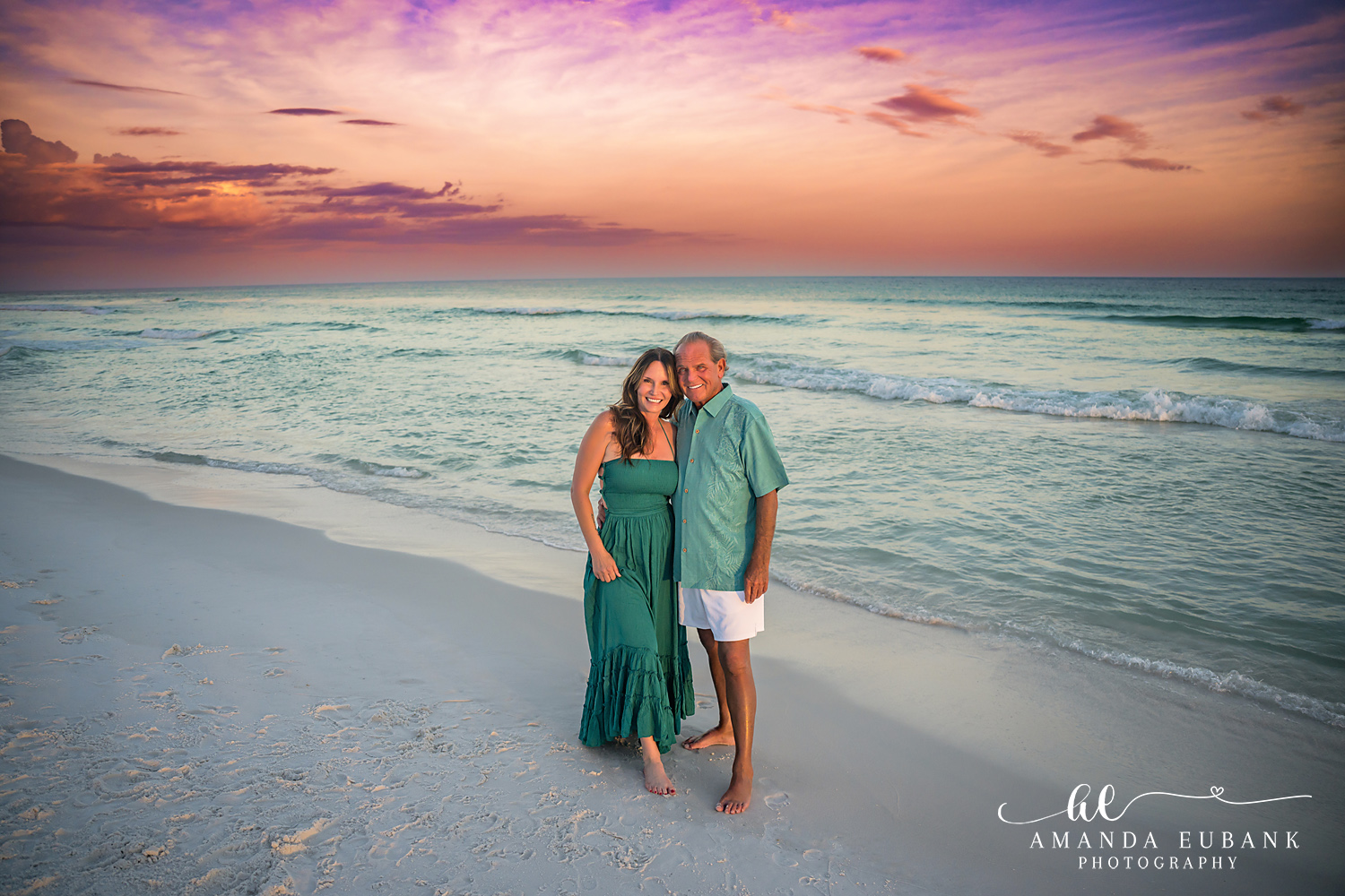Destin Family Photographer – Couple Standing Together Couple standing together on the beach in Destin, Florida